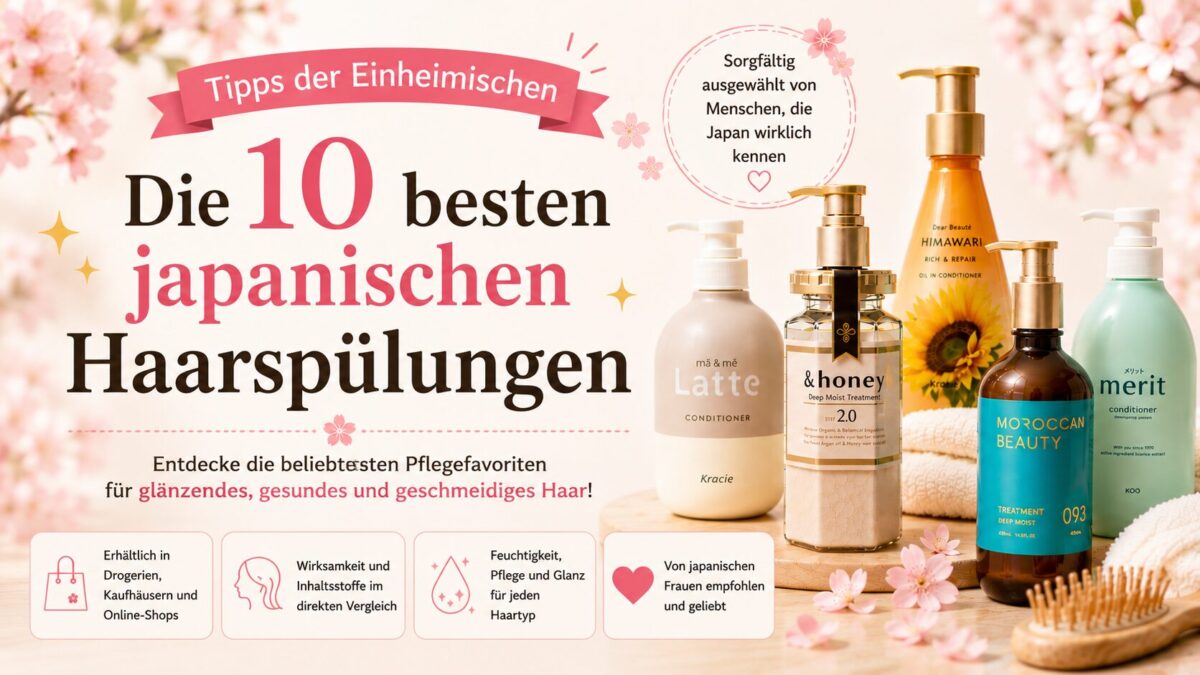 Die 10 besten japanischen Haarspülungen | Tipp der Einheimischen