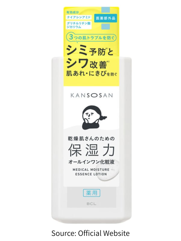 Kansousan Medicated Moisturizing Lotion