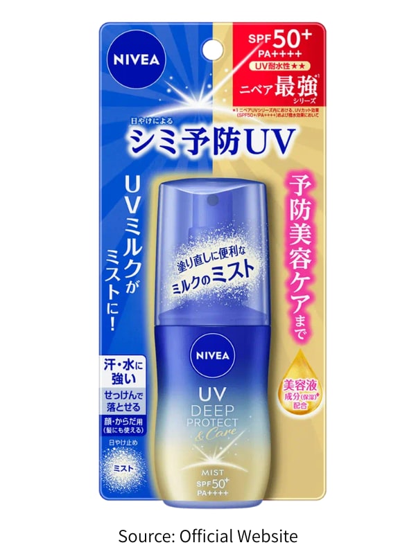 NIVEA UV Deep Protect & Care Milk Mist
